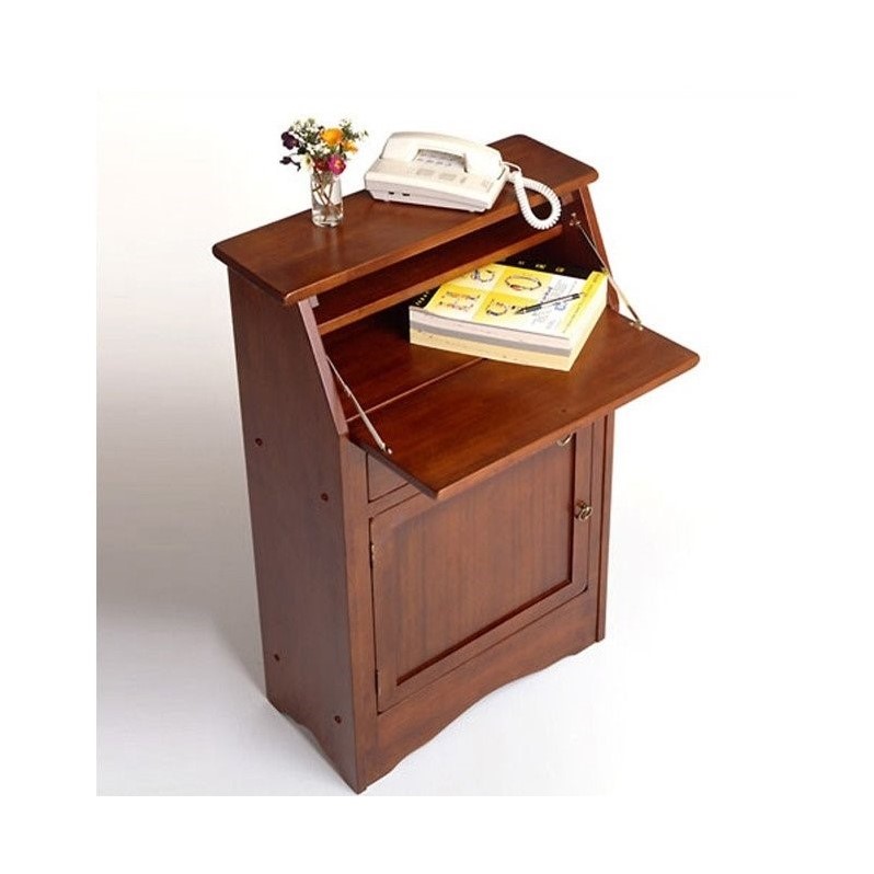 Winsome Regalia Secretary Desk In Antique Walnut 94339