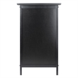 Winsome Henry Transitional Solid Wood End Table Wood in Black