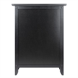 Winsome Henry Transitional Solid Wood End Table Wood in Black