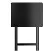 Winsome Alex 5-Piece Transitional Solid Wood TV Table with Stand in Black