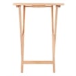 Winsome Alex 5-Piece Transitional Solid Wood TV Table with Stand in Natural