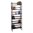 Winsome Terry 3-Tier Solid Wood Stackable and Folding Book Shelf in Black