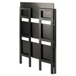 Winsome Terry 3-Tier Solid Wood Stackable and Folding Book Shelf in Black