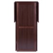Winsome Newport Expandable Counter Wine Solid Wood Home Bar in Antique Walnut