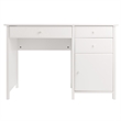 Winsome Delta Office Transitional Solid Wood Writing Desk in White