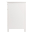 Winsome Delta Office Transitional Solid Wood Writing Desk in White