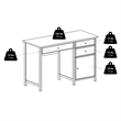 Winsome Delta Office Transitional Solid Wood Writing Desk in Black