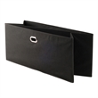 Winsome Torino Transitional Fabric Folding Basket in Black (Set of 3)