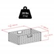 Winsome Colin Cushion Storage Solid Wood Bench with Baskets in Cappuccino