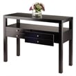 Winsome Copenhagen Transitional Solid Wood Console Table in Espresso