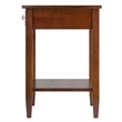 Winsome Richmond Transitional Solid Wood End Table in Antique Walnut