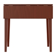 Winsome Hamilton Double Drop Leaf Solid Wood Dining Table in Antique Walnut