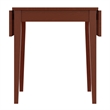 Winsome Hamilton Double Drop Leaf Solid Wood Dining Table in Antique Walnut