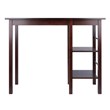 Winsome Egan Transitional Solid Wood Dining Table in Antique Walnut