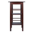 Winsome Egan Transitional Solid Wood Dining Table in Antique Walnut