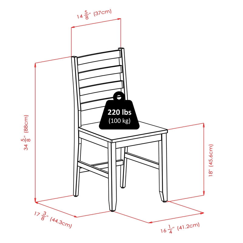 Winsome Alamo 3 Pieces Round Drop Leaf Solid Wood Dining Set in Walnut