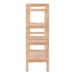 Winsome Mercury 2-Piece Stackable Solid Wood Shoe Rack Set in Natural