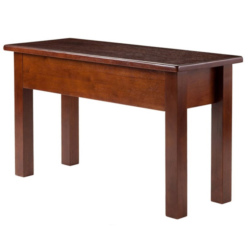 Winsome Emmett Storage Bench In Walnut 94739