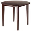 Winsome Clayton 3-Piece Drop Leaf Solid Wood Dining Set in Walnut