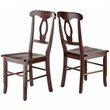 Winsome Clayton 3-Piece Drop Leaf Solid Wood Dining Set - Walnut