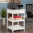 Winsome Delta 2 Shelf Transitional Wooden Printer Stand in White