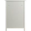 Winsome Delta 3-Drawer Transitional Wooden File Cabinet in White
