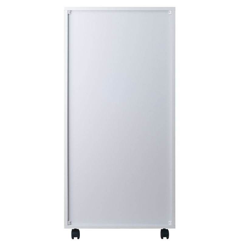 Winsome Halifax 5-Drawer Tall Door Contemporary Wood Storage Cabinet in White