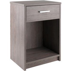 winsome rennick 1 drawer transitional wooden side table