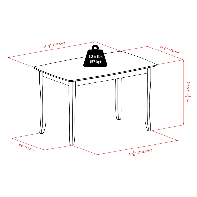 Winsome Inglewood 5-Piece 47