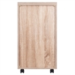 Winsome Kenner 5-Drawer Mobile Wood Storage Cabinet in Reclaimed Wood and White
