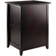 Winsome Burke 2-Drawer Transitional Solid Wood File Cabinet in Coffee