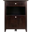Winsome Burke 2-Drawer Transitional Solid Wood File Cabinet in Coffee