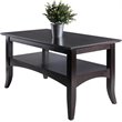 Winsome Camden Transitional Solid Wood Flared Leg Coffee Table in Coffee
