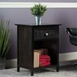 Winsome Blair 1-Drawer Transitional Solid Wood Storage End Table in Coffee