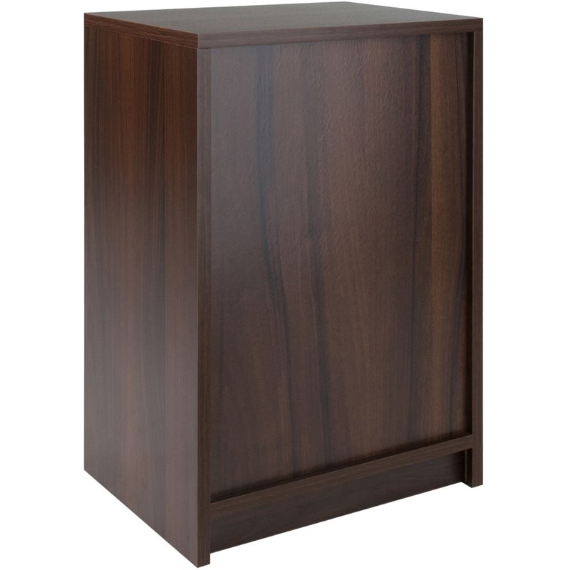 Winsome Rennick 1 Drawer Transitional Wooden Side Table in Cocoa