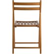 Winsome Robin Transitional Solid Wood Folding Chair in Teak (Set of 4)