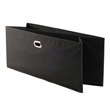 Winsome Torino 3 Shelf Solid Wood Basket Bookcase in Espresso and Black