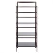 Winsome Aiden 4 Shelf Transitional Solid Wood Baker's Rack in Coffee