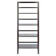 Winsome Aiden 4 Shelf Transitional Solid Wood Baker's Rack in Coffee