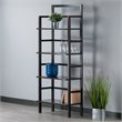 Winsome Aiden 4 Shelf Transitional Solid Wood Baker's Rack in Coffee
