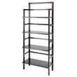 Winsome Aiden 4 Shelf Transitional Solid Wood Baker's Rack in Coffee