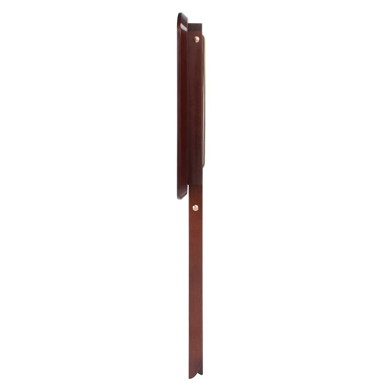 Winsome Darlene Transitional Solid Wood Snack Table Set in Walnut (Set of 2)