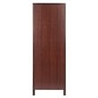 Winsome Brooke Wooden Wine Rack Jelly Cupboard in Walnut