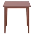 Winsome Groveland 3-Piece Square Casual Solid Wood Dining Set in Antique Walnut