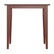 Winsome Groveland 3-Piece Square Casual Solid Wood Dining Set in Antique Walnut