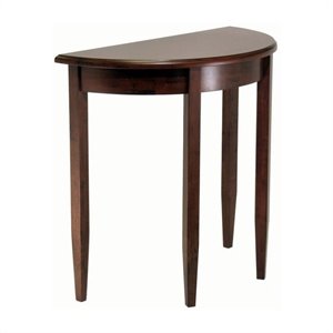 Half Moon Table in Antique Walnut