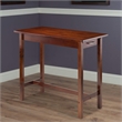 Winsome Sally Transitional Solid Wood Kitchen Island Table in Antique Walnut