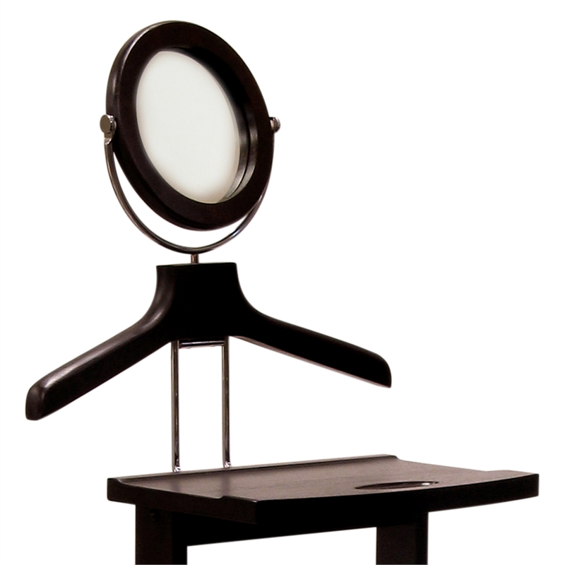 Winsome Valet Stand with Mirror in Espresso Finish Cymax Business