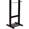 Winsome Carson Transitional Solid Wood Valet Stand with Mirror in Espresso