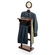 Winsome Alfred Transitional Solid Wood Valet Stand with Mirror in Espresso